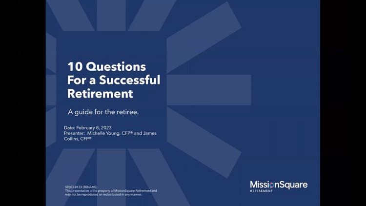 10 Questions for a Successful Retirement
