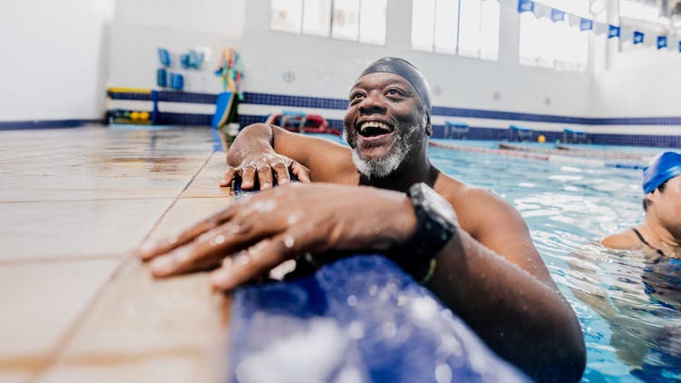 Man swimming